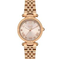 Slazenger Women's 2035 Movement Watch, Analog Display and Metal Strap - SL.9.2140.3.04, Rose Gold