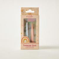 Danielle Creations 2-Piece Tweezer Set