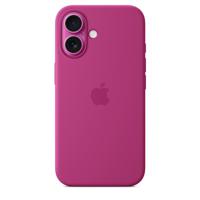 Apple iPhone 16 Silicon Case | With MagSafe | Fuchsia Color | MYY53ZM/A