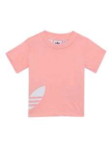 Adidas Round Neck T-Shirts - Pink Adidas Round Neck T-Shirts - Pink