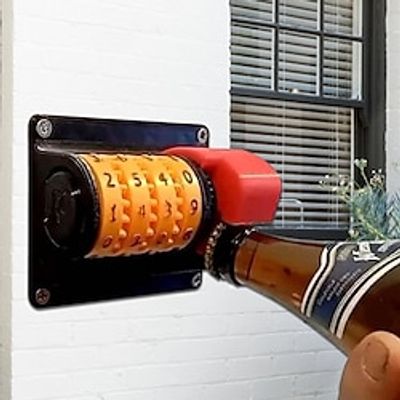Wall Beer Counter Bottle Opener Beer Cap Open Counter With Precise Numbers Manual can Opener Beer Bottle Opener for Kitchen Bar Restaurant Creative miniinthebox