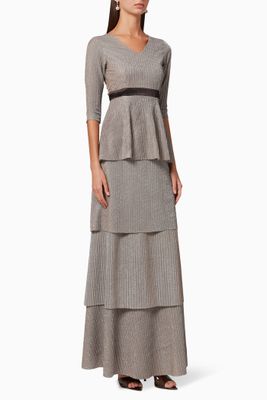 Dove Tiered Maxi Dress