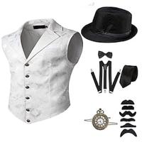 Retro Vintage 1920s Outfits Party Costume Masquerade The Great Gatsby Men's Halloween Casual Daily Party / Cocktail Hat Lightinthebox