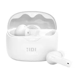 JBL Tune Beam Ghost True Wireless Noise Cancelling Earbuds - White