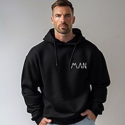 100% Cotton Men's Hoodie Pullover Basic Fashion Daily Casual Hoodies Letter Black Long Sleeve Holiday Vacation Streetwear Hooded Spring Fall Clothing Apparel Designer S M L Lightinthebox 100% Cotton Men's Hoodie Pullover Basic Fashion Daily Casual Hoodies Letter Black Long Sleeve Holiday Vacation Streetwear Hooded Spring Fall Clothing Apparel Designer S M L Lightinthebox
