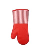 Homesmiths Stripe Red Oven Mitt
