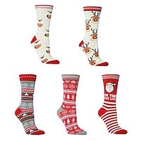 Men's Women's Crew Socks Party Christmas Gift Animal Patterned Polyester Cotton Sporty Simple Cosplay Casual 1 Pair Lightinthebox - thumbnail