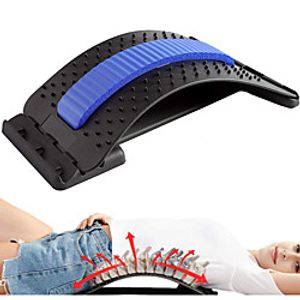 Back Stretcher Lumbar Stretching Device with 3 Adjustable Settings Lumbar Back Pain Relief Device for Upper and Lower Back Pain Relief Spinal Pain Relieve Herniated Disc Spinal Stenosis miniinthebox
