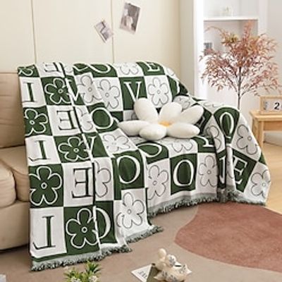 Spring Style Green Sofa Covers for 3 Cushion Couch Pet Protector Couch Cover for Dogs Durable Chenille Simplicity Sofa Slipcover for Living Room Sectional Couch Covers with Tassel Lightinthebox Spring Style Green Sofa Covers for 3 Cushion Couch Pet Protector Couch Cover for Dogs Durable Chenille Simplicity Sofa Slipcover for Living Room Sectional Couch Covers with Tassel Lightinthebox