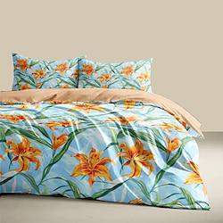 Floral Duvet Cover Set Cotton Tropical Plants Pattern Set Soft 3-Piece Luxury Bedding Set Home Decor Gift Twin Full King Queen Size Duvet Cover Lightinthebox