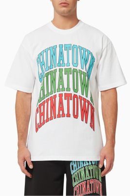 Triple Arc T-shirt in Cotton Jersey Triple Arc T-shirt in Cotton Jersey