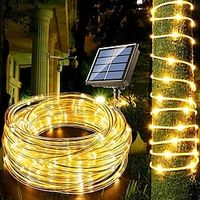 1PCS 1259.84inch 300LED 8 Modes 600mAh Solar Powered Rope Strip Lights Waterproof Tube Rope Garland Fairy Light Strings for Outdoor Indoor Garden Christmas Decoration Lightinthebox - thumbnail