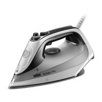 Braun TexStyle 7 Pro Steam Iron 2900 Watts, Eloxal Plus, Precision Tip, FreeGlidew 3D Eloxal Plus Soleplate, Anti Drip, Self Clean, Auto Off, Easy Refill - SI 7149 White/Black