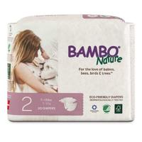 Bambo Nature Eco-Friendly Diapers, Size 2, 3-6kg (30 diapers)