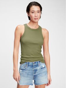 Sleeveless Halter-Neck Top