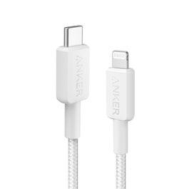 Anker 322 USB-C to Lgt Cable (3ft Braided) White