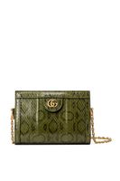 Mini Snakeskin Ophidia Shoulder Bag - thumbnail