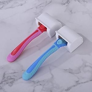 1pc Wall Mounted Shaver Hook, Damage Free Wall Hooks For Razor Shaver, Gentleman Beard Shaver Rack, Household Waterproof Removable Razor Rack, Power Plug Hook Lightinthebox