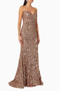 Sequin Embellished Gown