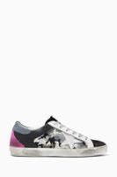 Super-Star Sneakers with Metallic Star in Camouflage Canvas - thumbnail
