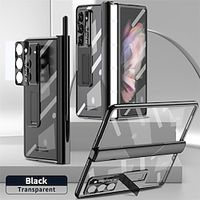 Phone Case For Samsung Galaxy Z Fold 5 Z Fold 4 Z Fold 3 Magnetic Kickstand Shockproof ABSPC miniinthebox