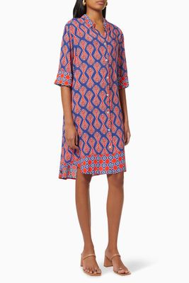 Amalfi Short Shirt Dress in Viscose Amalfi Short Shirt Dress in Viscose