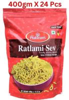 Haldirams Ratlami Sev 400 Gm Pack Of 24 (UAE Delivery Only)