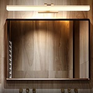 40cm Matte LED Modern Mirror Light Vanity Light Bathroom Lighting Black White Silver Bathroom Aluminum Wall Light IP20 110-120V 220-240V Lightinthebox