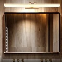 40cm Matte LED Modern Mirror Light Vanity Light Bathroom Lighting Black White Silver Bathroom Aluminum Wall Light IP20 110-120V 220-240V Lightinthebox - thumbnail