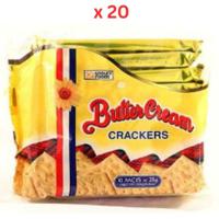 Croley Foods Butter Cream Crackers (10 X 25 Gm) - 250 Gm Pack Of 20 (UAE Delivery Only)