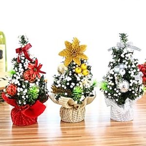 20CM Mini Christmas Tree Holiday Decoration Desktop Decoration Small Tree Gift Holiday Party Supplies Home New Year Christmas Package Tree Desktop Decoration Children's Gift Christmas Tree miniinthebox