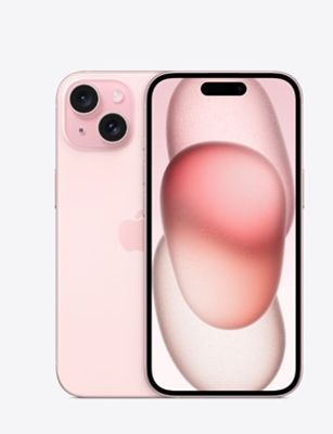 Apple iPhone 15 (HK) 6.1 inch, 128GB, 6GB, Pink (Physical Dual Sim)