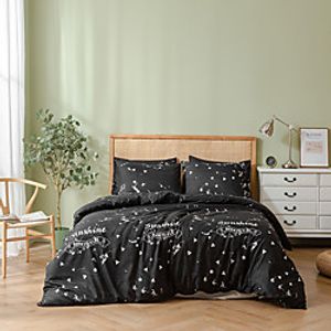 Duvet cover set with zipper with geometric pattern printed, soft  natural breathable durable King/Queen/Twin size miniinthebox