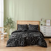 Duvet cover set with zipper with geometric pattern printed, soft  natural breathable durable King/Queen/Twin size miniinthebox - thumbnail