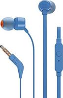 JBL Tune 110, Wired In-Ear Headphones, With JBL Pure Bass Sound, Built-in Microphone- Blue