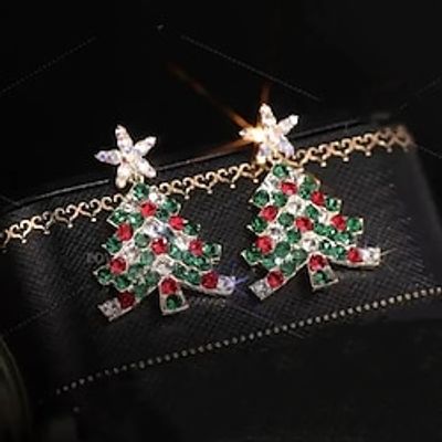 Women's Stud Earrings Drop Earrings Hoop Earrings Retro Christmas Tree Vintage Cute Stylish Luxury Elegant Earrings Jewelry Green For Party Christmas Daily Holiday Festival 1 Pair Lightinthebox Women's Stud Earrings Drop Earrings Hoop Earrings Retro Christmas Tree Vintage Cute Stylish Luxury Elegant Earrings Jewelry Green For Party Christmas Daily Holiday Festival 1 Pair Lightinthebox