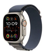 Apple Watch Ultra 2, 49mm, GPS + Cellular, Titanium Case with Blue Alpine Band - thumbnail