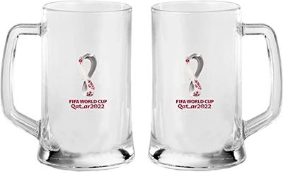 FIFA World Cup Qatar 2022 Beer Glass 500ml Generic (UAE Delivery Only)