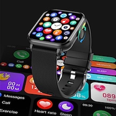 M12 Square Screen Silicone Strap Talk Smart Watch Heart Rate Monitor Sleep Monitor Stopwatch Weather Unisex Watch Holiday Gift Birthday Gift miniinthebox