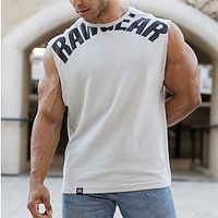 Men's Tank Top Vest Top Undershirt Sleeveless Shirt Color Block Crewneck Street Vacation Sleeveless Clothing Apparel Fashion Designer Basic Lightinthebox - thumbnail