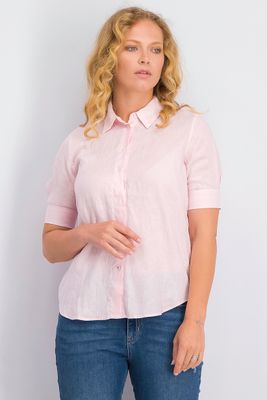Womens Short Sleeve Penelope Shirt Pink Womens Short Sleeve Penelope Shirt Pink