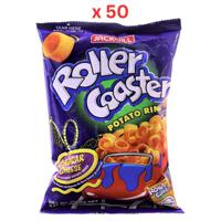 Jack N Jill Roller Coaster Potato Rings 85G C.Cheese **** Pack Of 50 (UAE Delivery Only)