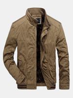 Casual Thicken Stand Collar Jackets - thumbnail