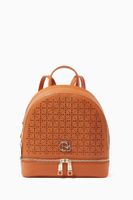 Backpack in Embossed Leather