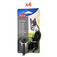 Trixie Dog Activity Soft Clicker For Dog Training Grey (Pack Of 4)