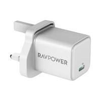 Ravpower RP-PC167-WT 20W USB-C Port Fast Wall Charger, White