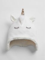 Kids Unicorn Sherpa Trapper Hat - thumbnail