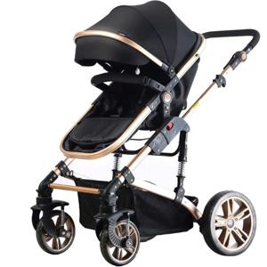 Teknum 3 In 1 Pram Stroller - Black TK_661_BK