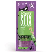 Schesir Stix Treat For Cat In Cream - Duck 6X15G