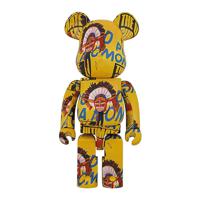 Bearbrick Andy Warhol X JM Basquiat No.3 1000% Figure (70cm)